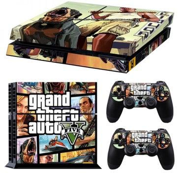 2-Piece Printed Skin Cover Sticker For Sony PlayStation 4