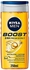 NIVEA MEN 3in1 Shower Gel Body Wash, Boost 24h Energy Caffeine & Biodegradable Formula, 250ml