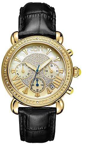 JBW Women's JB-6210 Victory Three SubDial Chronograph Diamond Watch for Women with Analog Display