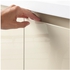 VOXTORP Drawer front - high-gloss light beige 40x20 cm