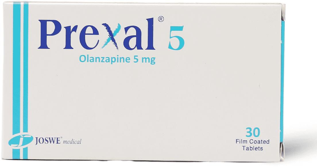 Prexal 5 Mg, Antipsychotic - 30 Tablets