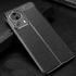 For Xiaomi Civi 2 , Litchi Carbon Fiber Case - Anti-Shock - Black