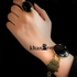 Khan Youssef 2 Pieces / Set Women / Bracelet And Ring Black Stone Copper Jewelry