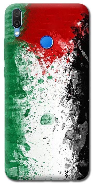 Honor Play Printed Transparent Silicon Case Palestine 1