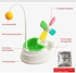Cat Toys for Kittens, Interactive Funny Cat Desktop Toy with Rotating Windmill, Funny Cat Ball, Cat Grass Planter Box, Funny Cat Pole, Storage Function, Cat Decompression Toys for Cat, Kitty