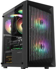 AbkonCore C200M Compact Cooling, With Side Panel Tempered Acrylic Glass, M-ATX, Mini-ITX, Mini Tower Case