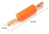 22.5cm Silicone Dough Rolling Pin Non-Stick Wooden Handle Pastry Baking Bakeware Tools green 22*22*22cm