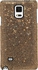 The Kase Collection Case for Samsung Galaxy Note 4 Gold Rhinestones