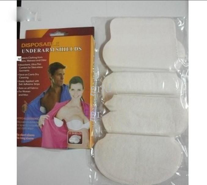 Disposable Underarm Shields pads (6 pairs for short sleeve and 6 pairs for long sleeve)