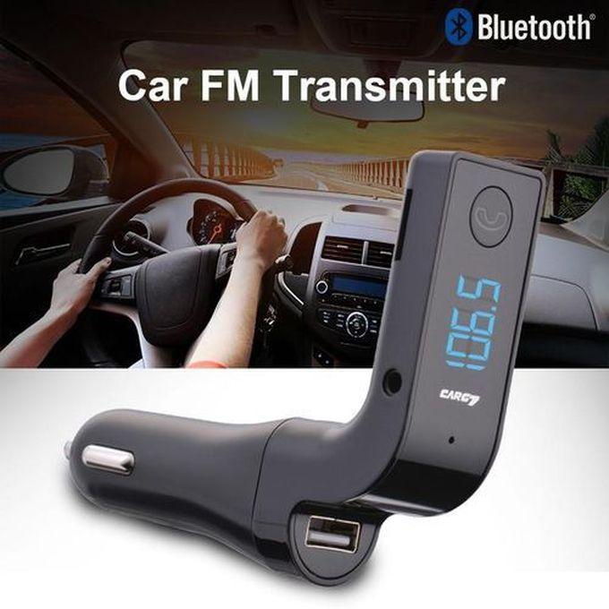 CARG7 Bluetooth Car Kit MP3 FM Transmitter USB Port Charger LCD ModulatoR