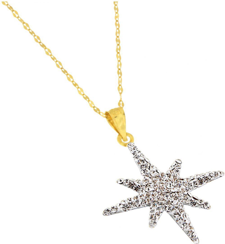 North Star Pendant with crystal