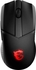 MSI Clutch GM41 Lightweight Wireless Gaming Mouse & Charging Dock, 20,000 DPI, 60M Omron Switches, Fast-Charging 80Hr Battery, RGB Mystic Light, 6 Programmable Buttons, PC/Mac