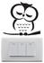 Wall Sticker - Light Switch - Owl Thinking