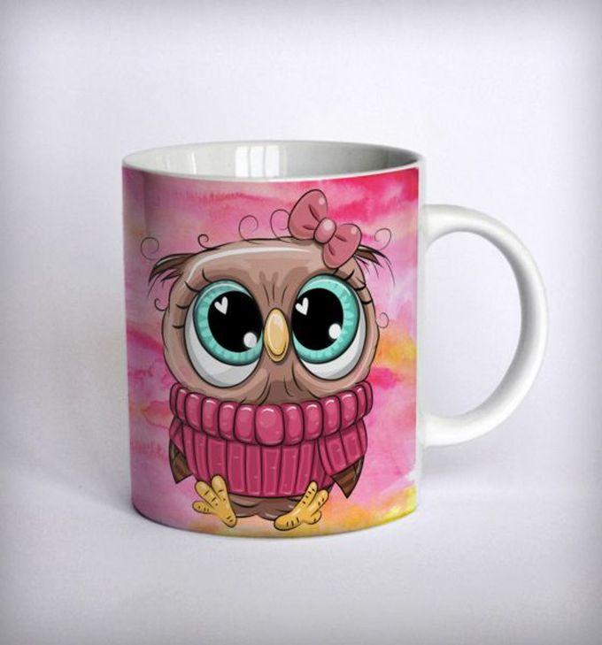 Owl Mug Ceramic