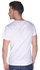 Creo Panda Pug Life V-Neck T-Shirt for Men - M, White