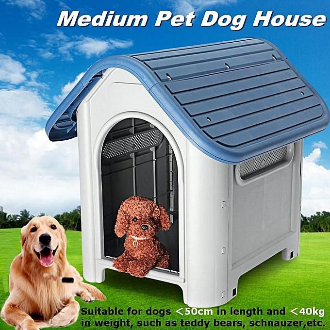 Plastic Dog Kennel Pet Cat House Weatherproof Indoor Outdoor Animal Shelter New Price From Jumia In Kenya Yaoota