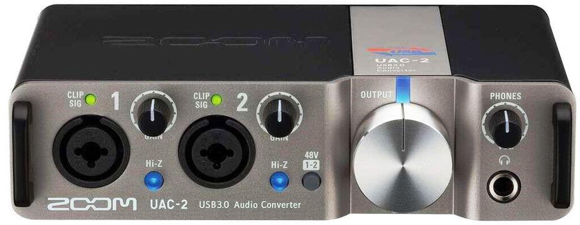 Zoom UAC-2 Two-Channel USB 3.0 SuperSpeed Audio Interface for Mac and PC