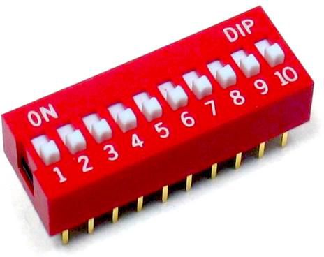 Dip Switch 10 Position