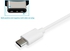 USB Type C Cable USB 3.1 USB-C to USB A 3.3ft/1m Cable for Macbook 12 Inch and Smartphones - White