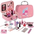 Kids Makeup Kit for Girl Real Washable Makeup Kit for Little Girls over 8 Year Old Girls Makeup Set with Cute Princess Cosmetic Purse Girls Pretend Play Toy Toys for Little Girls (Mermaid Box)