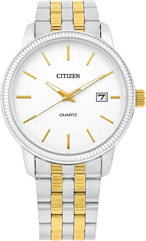 Citizen Watches CITIZEN STAINLESS STEEL WITH GOLD PLATING WATCH FOR MEN 41.5 MM DZ0054-56A