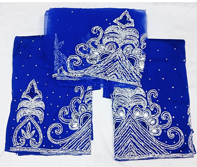 Fashion Indian George 3-in-1 Fabric - Royal Blue price from jumia in  Nigeria - Yaoota!