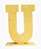 Memories Maker Decoration Letter "U" - Gold