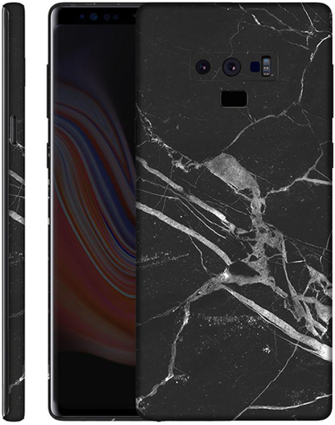 Protective Vinyl Skin Decal For Samsung Galaxy Note 9 Black Marble