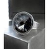 Black Night Crystal Ring Swarovski Crystal With Antiqued Silver Plated Cast Adjustable Ring Band