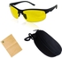 Anti-glare Day Night Vision Goggles Driving Sunglasses for men with box and cleaner