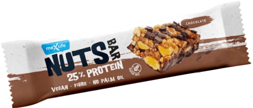 Maxsport Maxlife Protein Chocolate Nuts Bar 40g