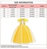 Girls Belle Princess Birthday Party Dress w/Accessories Beauty and the Beast Costume Outfits