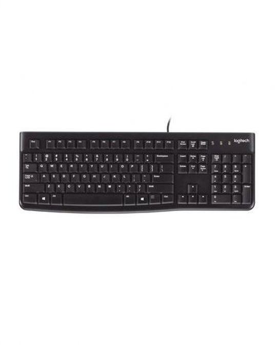 Logitech K120 Wired USB Keyboard - Black
