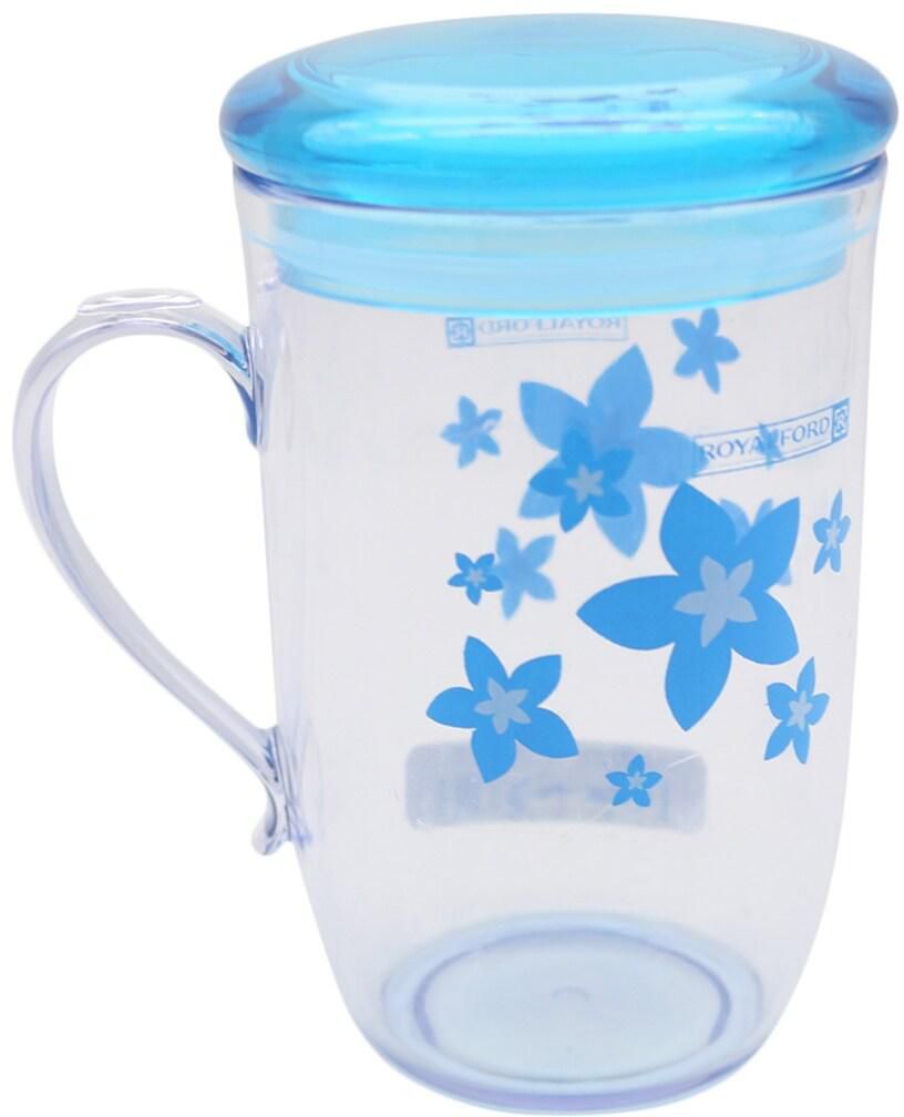 Royalford Prima Water Cup 260ml Clear/Blue