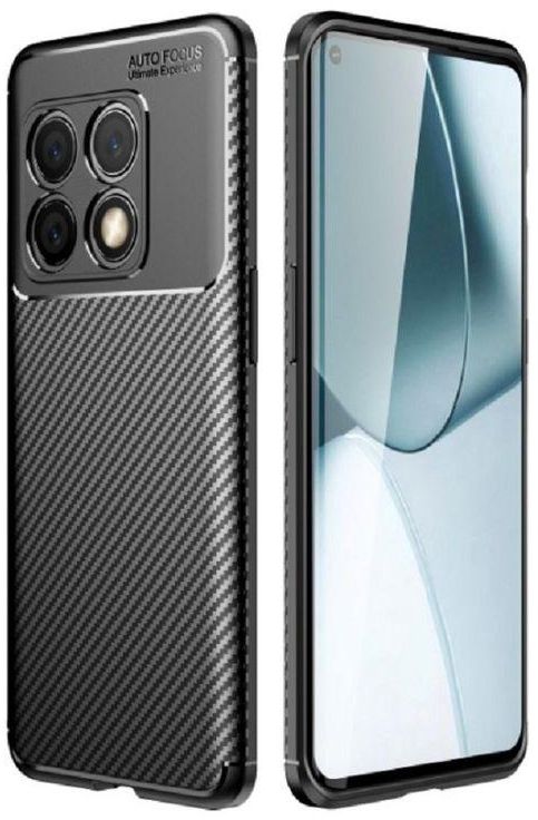 لهاتف OnePlus 10 Pro 5G ، جراب بيتل من ألياف الكربون - مضاد للصدمات - أسود