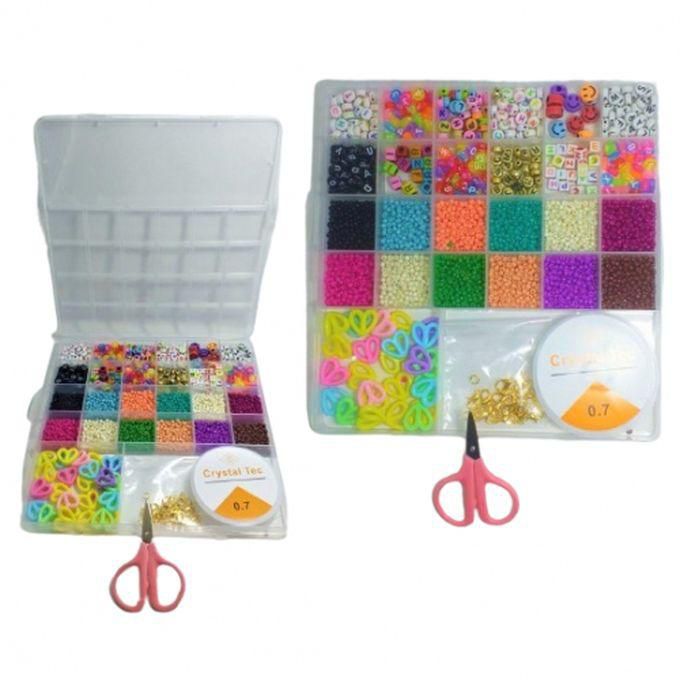 Beads, Alphabets, And Shapes Play Set For Boys And Girls