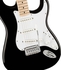Squier Affinity Series Stratocaster Electric Guitar, Black, Maple Fingerboard