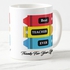 Teacher's Mug - 325 MI - Multicolor