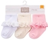 Hudson Childrenswear 3-Pack Socks With Lace Trim - Multicolor