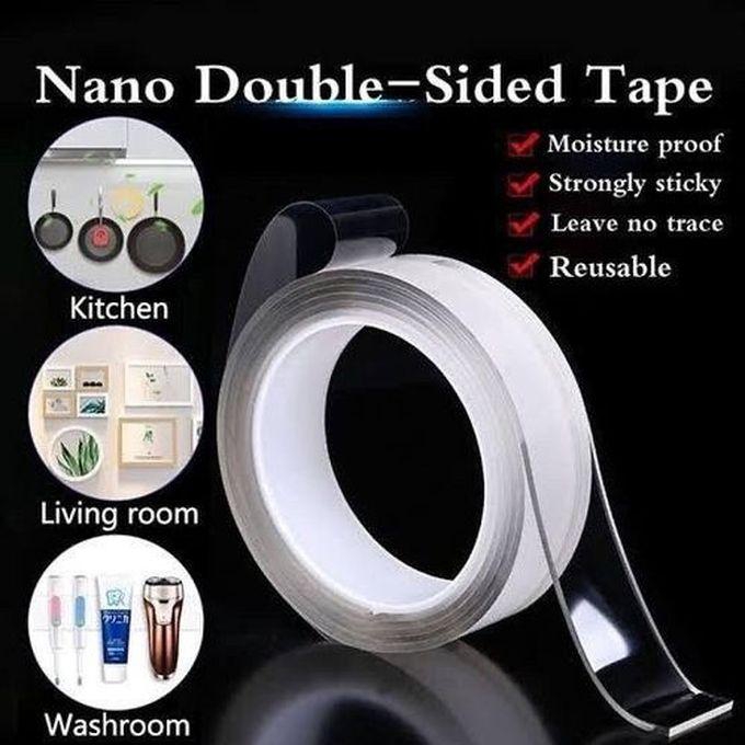 Double Face Nano Adhesive Washable Tape - Color May Vary