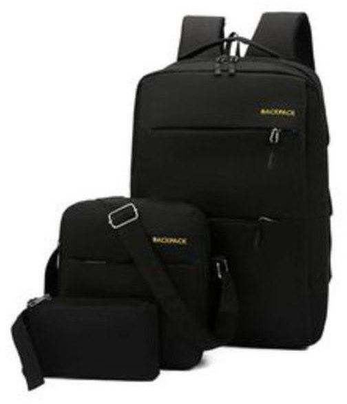 3 IN 1 Bag Set Pencil/Crossbody/Laptop Backpack