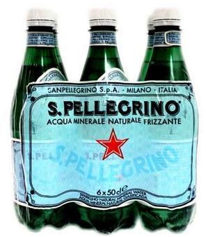 S. Pellegrino Sparkling Natural Mineral Water Pet Bottle - 6 x 500 ml