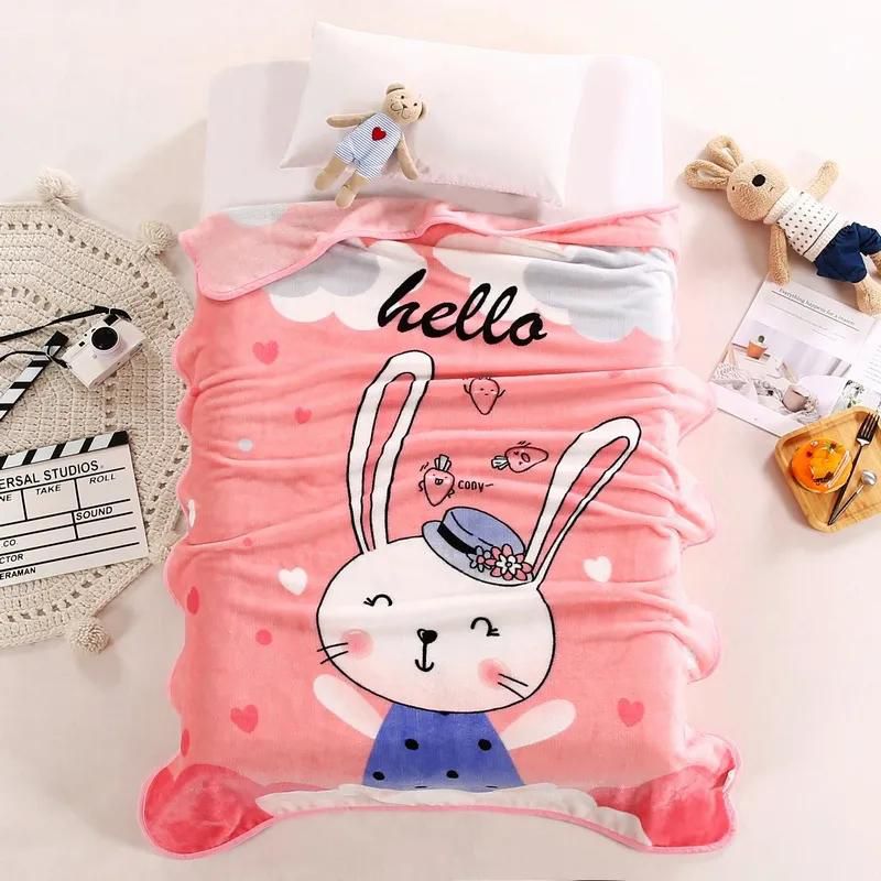 Blanket Fleece Blanket Children's baby's little kids' cartoon cute patterns blanket various colors delicate soft and comfortable warm and good quality blankets, suitable for all se
