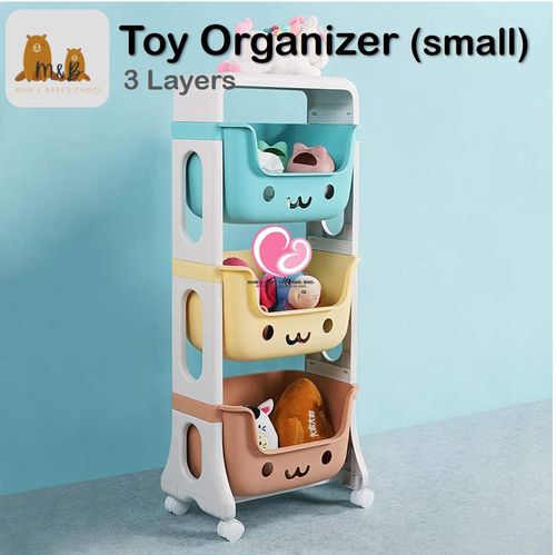 M&amp;B Kids Toy Storage Organizer (3-Layers)
