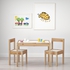 LÄTT Children's table with 2 chairs - white/pine