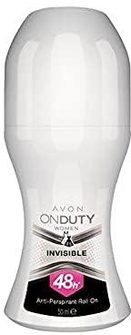 Avon On Duty Invisible 48 Hour Anti-Perspirant Roll On for Her - 50ml