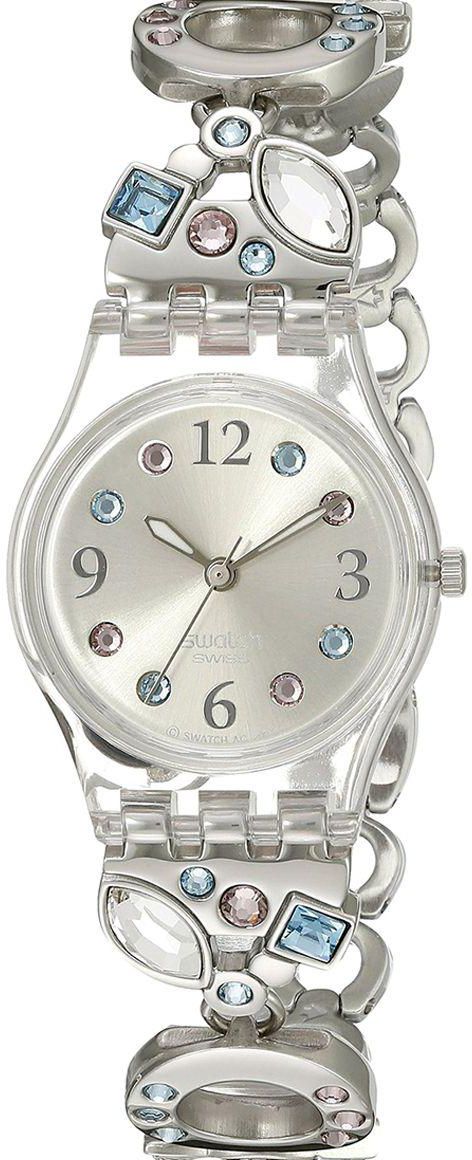 Swatch Women's Silver Dial Stainless Steel Band Watch - LK292G