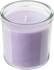 JÄMNMOD Scented candle in glass - Sweet pea/purple 40 hr