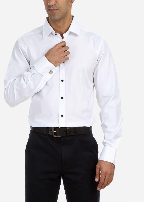 Cellini Plain Classic Shirt - White