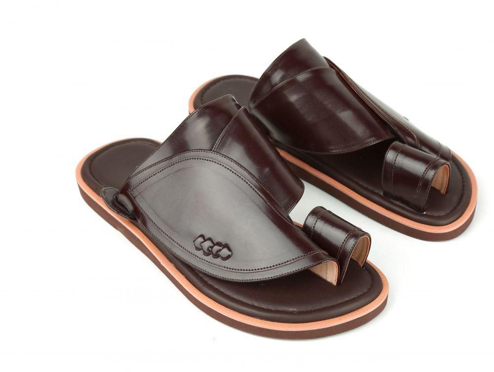 Slippers For Men by Saudi Style Dark Grey - EU 45 - ZR1 H104